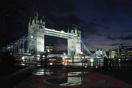 Tower Bridge at dusk